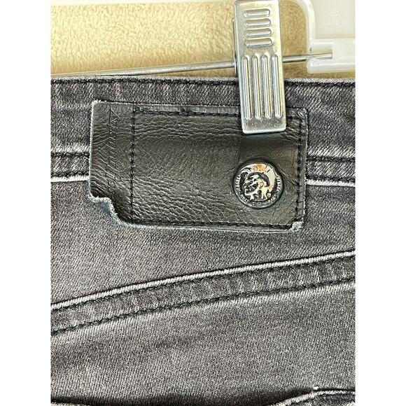 Diesel Jeans Men 29x32 Black Buster Distressed Stretch Denim Casual Preppy Adult - Picture 12 of 15